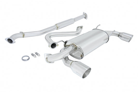 MEGAN RACING Scion FR-S 2013–2017 / Subaru BRZ 2013–2017 / Toyota 86 2017–2021 OE-RS Cat-Back Exhaust System – Stainless Steel Tips
