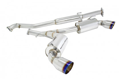 Megan Racing NA Type Cat-Back Exhaust System  Scion FR-S (2013–2016) | Subaru BRZ (2013-2020) | Toyota 86 (2017-2021) Burnt Stainless Rolled Tips