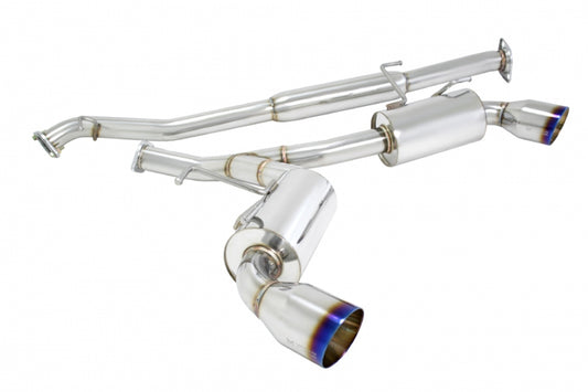 Megan Racing NA Type Cat-Back Exhaust System  Scion FR-S (2013–2016) | Subaru BRZ (2013-2020) | Toyota 86 (2017-2021) Burnt Stainless Rolled Tips
