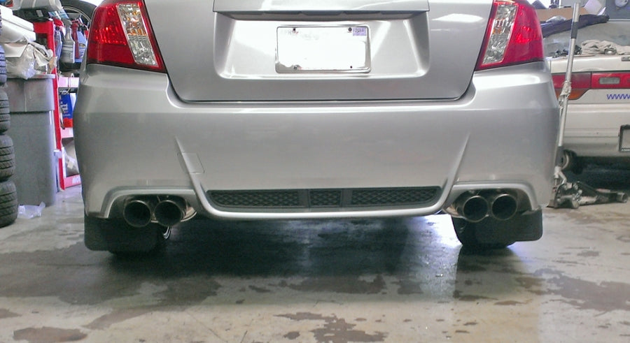 Megan Racing OE-RS Cat-Back Exhaust for Subaru WRX Sedan 2011–2014 – Burnt Rolled Tips