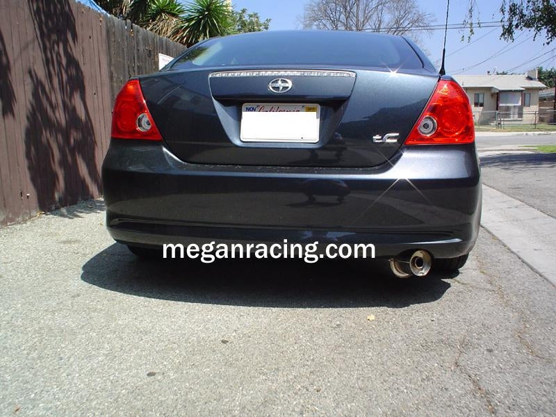 Megan Racing Type DS Cat-Back Exhaust for Scion tC 2005–2010 – Blue Titanium Tip