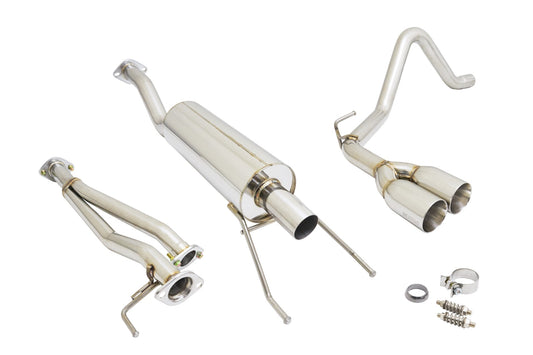 Megan Racing Toyota Tacoma 2016–2023 Cat-Back Exhaust System (Twin Stainless Tips)