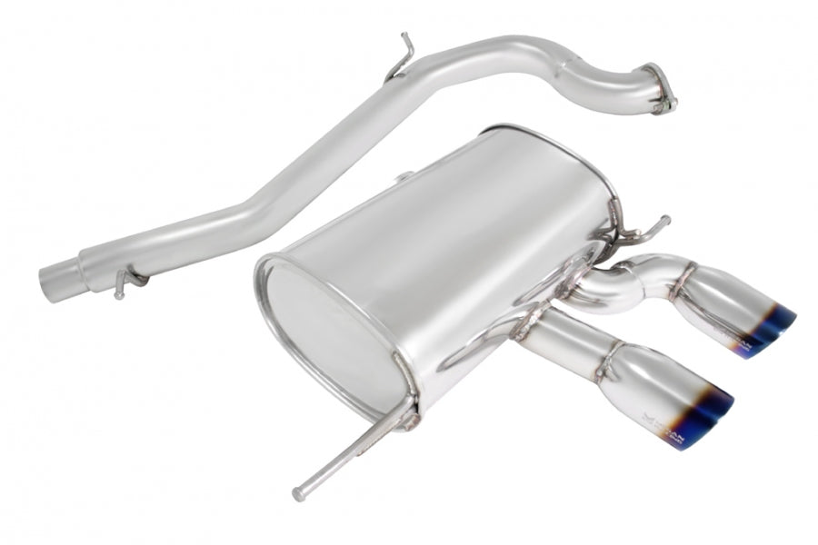 Megan Racing Volkswagen Golf R 2.0 Turbo 2012–2013 Cat-Back Exhaust System – Turbo Type – Burnt Rolled Tips