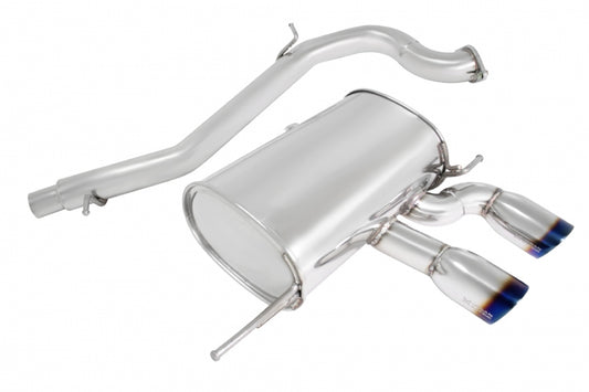 Megan Racing Volkswagen Golf R 2.0 Turbo 2012–2013 Cat-Back Exhaust System – Turbo Type – Burnt Rolled Tips