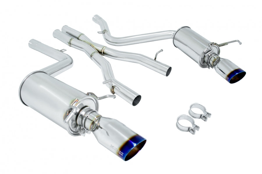 Megan Racing Mercedes-Benz C-Class C300 / C350 V6 Sedan 2008–2014 Rear Section Exhaust – Burnt Rolled Tips (OE-RS)