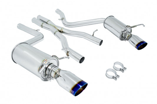 Megan Racing Mercedes-Benz C-Class C300 / C350 V6 Sedan 2008–2014 Rear Section Exhaust – Burnt Rolled Tips (OE-RS)