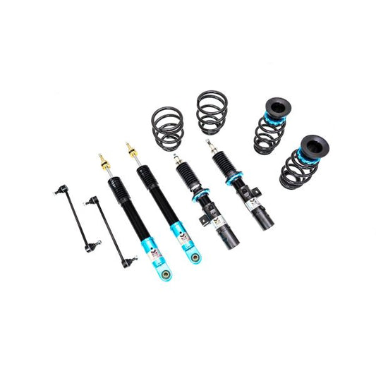 Megan Racing Coilover Damper Kit - Adjustable for 2017+ Honda Civic SI (Spring 6kgf/mm Front, 5kgf/mm Rear, 15-way Damping) MR-CDK-HC17SI-EZ