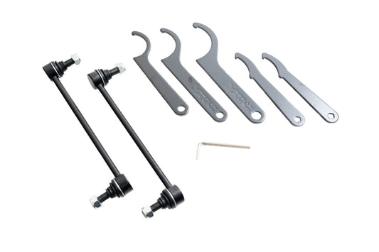 Megan Racing Coilovers Rear for Hyundai Elantra Sport 2016-2020 - 32-Level Adjust, Camber Adjustable Pillowball Front Top Mounts MR-CDK-HYE16S