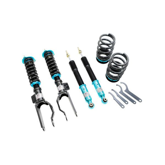 Megan Racing Coilover Damper Kit Series EZII for 2017+ Tesla Model 3 RWD - 15-click Damping, 8kgf/mm Front/11kgf/mm Rear