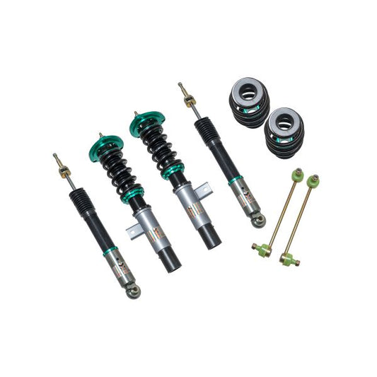 Megan Racing EuroII Series Coilover Damper Kit for VW Golf/GTI 2015+ - 32 Levels Adj., Camber Adj Pillowball Mounts, Shock Length Adj. - MR-CDK-VWG750