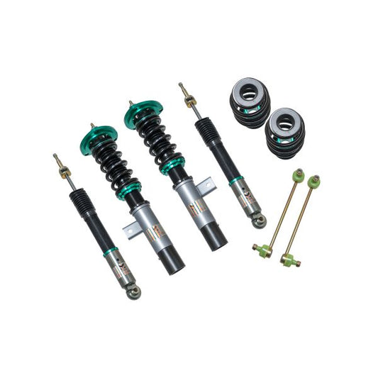 Megan Racing EuroII Series Coilover Damper Kit for VW Golf/GTI 2015+ - 32 Levels Adj., Camber Adj Pillowball Mounts, Shock Length Adj. - MR-CDK-VWG750