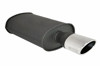 Megan Racing Universal Exhaust O ST Muffler (Single Oval Tip) - MR-MU-OST