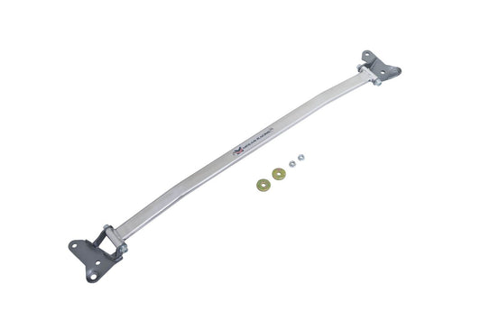 Megan Racing - Strut Bars Front Upper for Ford Mustang 2015-2023 Inline-4 & V8 40mm 3-Piece Powdercoated Steel Polished Aluminum MR-SB-FM15FU-1P