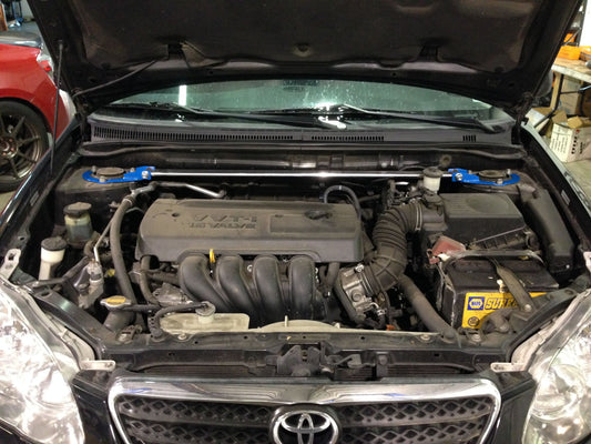 Megan Racing Strut Tower Bars Front for Toyota Corolla 03-08 Race-Spec Bar - MR-SB-TCO03FU-1P