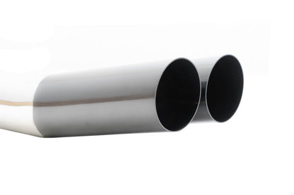 Megan Racing Universal Dual 3\" Exhaust Tip Blast Pipe Style Angled Cut