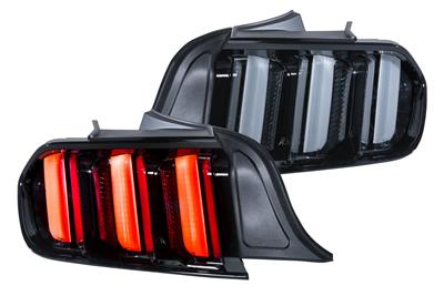 TAILLIGHTS XB LED CLEAR BLK PR