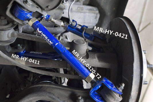 Megan Racing Trailing Arm Rear for Hyundai Genesis Coupe 2010+ Type II Extreme Low Use 2″ MRS-HY-0420-T2
