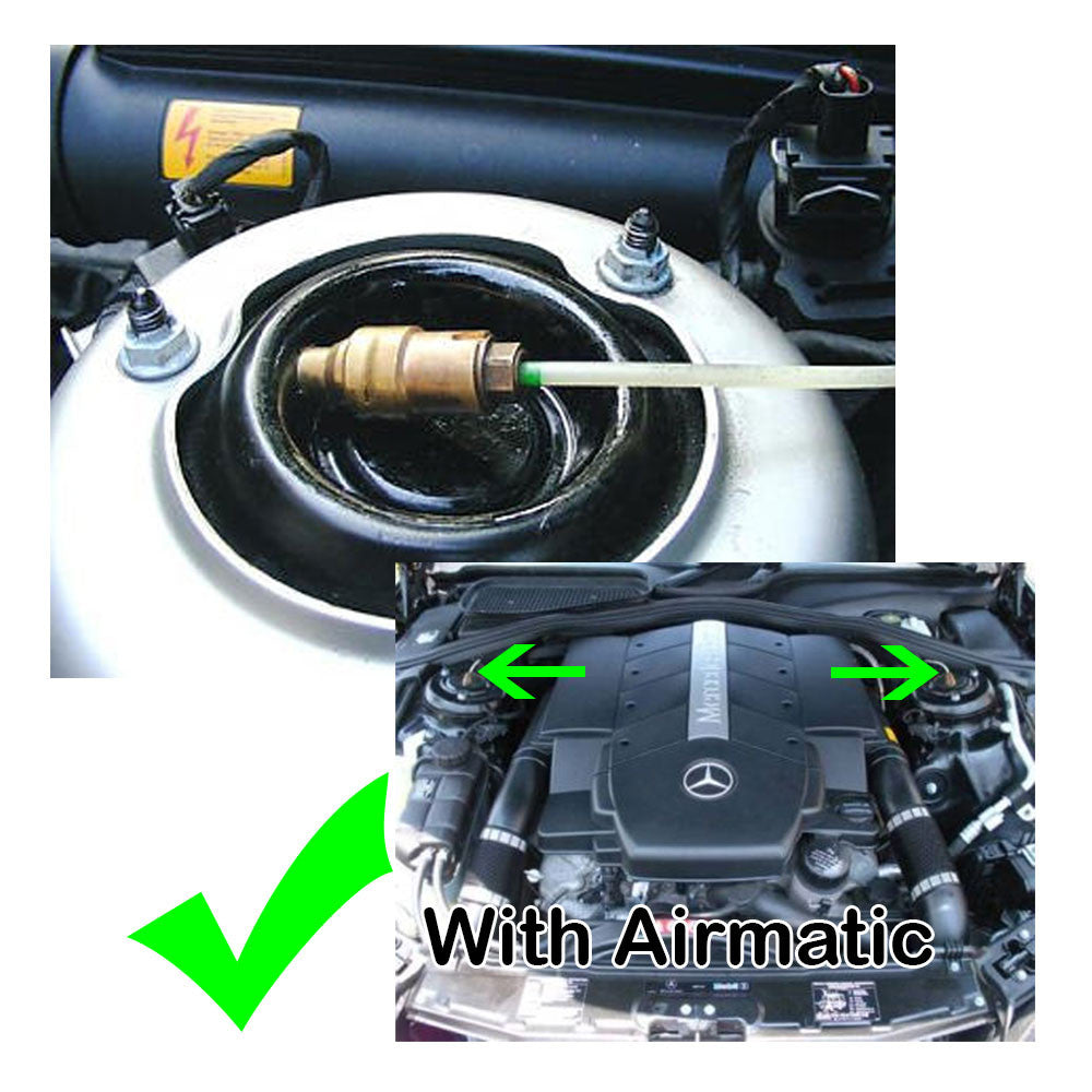 GODSPEED Mercedes-Benz S-Class Sedan RWD w/ AIRMATIC (W221) 2007-13 MonoRS Coilovers (Air To Coil Conversion)