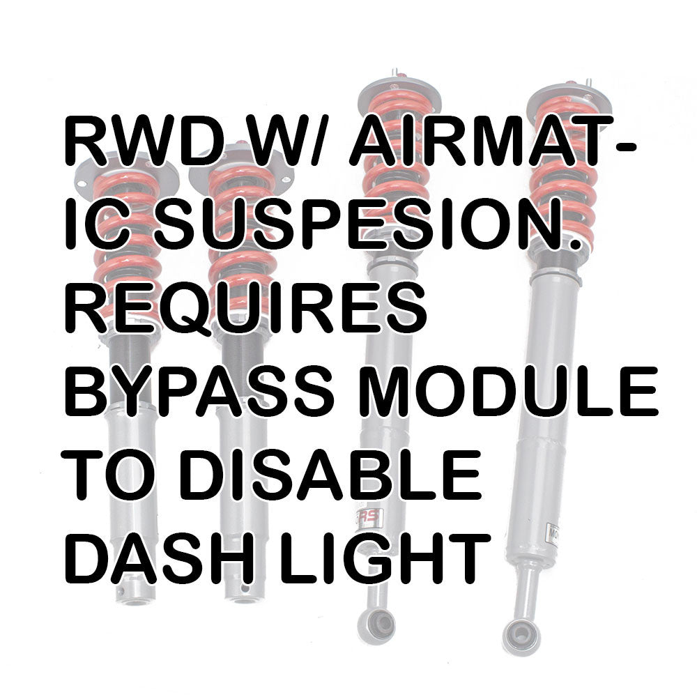 GODSPEED Mercedes-Benz S-Class RWD (W220) 2000-06 MonoRS Coilovers (Air / Hydralic To Coil Conversion)