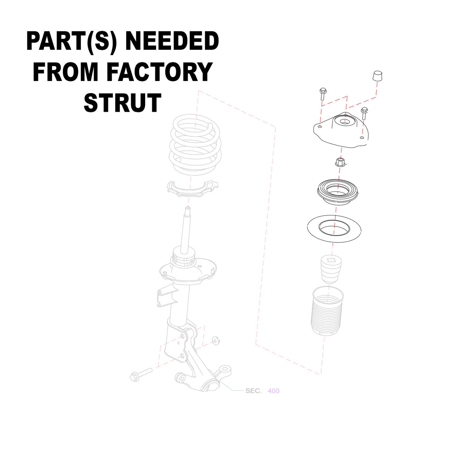GODSPEED Infiniti QX30 (H15) 2017-19 MonoRS Coilovers