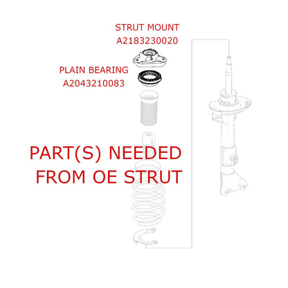 Godspeed Project MonoRS Coilovers for Mercedes-Benz CLS-Class Sedan 4Matic (C218) 2012-2018