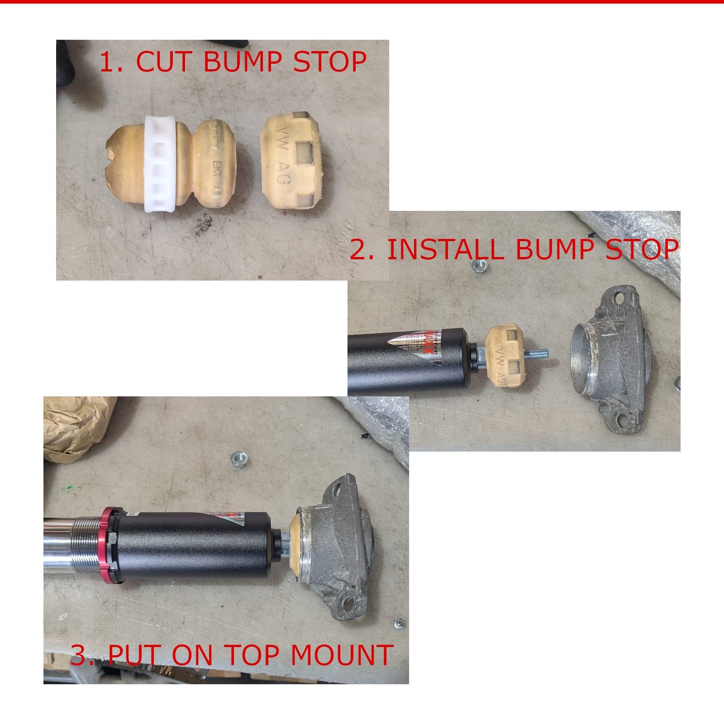 GODSPEED Volkswagen R32 (MK5) 2008 MonoRS Coilovers (54.5MM Front Axle Clamp)