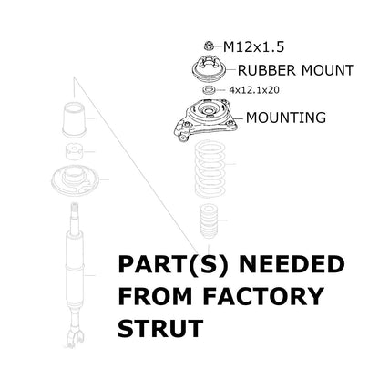 Godspeed Audi S6 (C6) 2007-2011 Coilovers