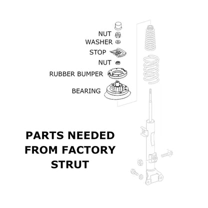 Godspeed Mercedes-Benz C-Class RWD (W202/W203) MonoRS Coilovers