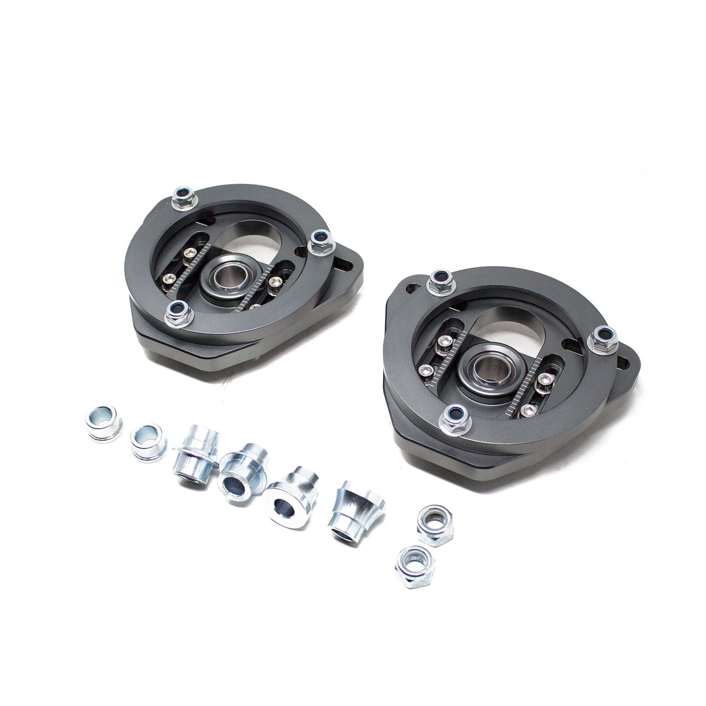 GODSPEED BMW 3-Series (E90/E91/E92/E93) 2006-11 Adjustable Front Camber & Caster Plates For Coilover System