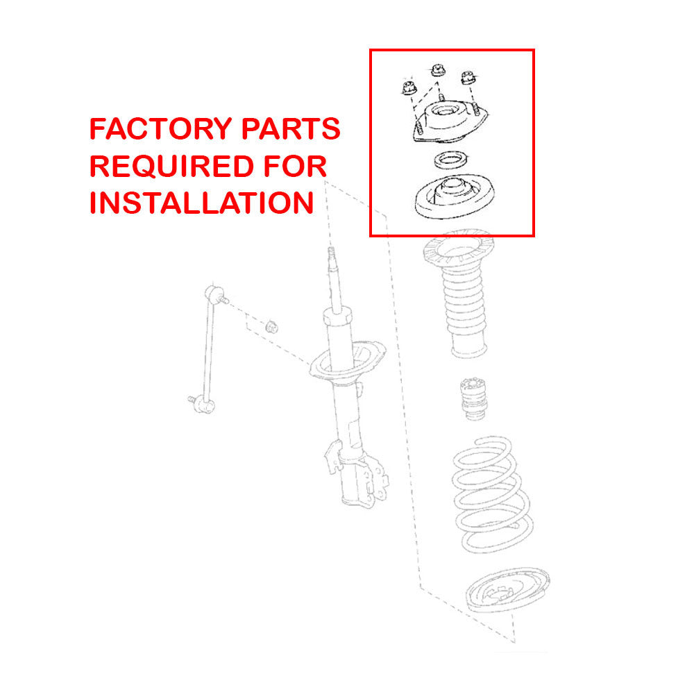 GODSPEED Toyota Sienna (XL20) 2004-10 MonoSS Coilover Suspension
