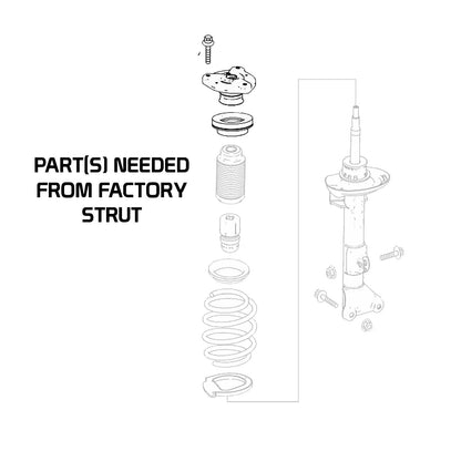 GODSPEED Mercedes-Benz C-Class Sedan RWD (W204) 2007-14 MonoSS Coilovers