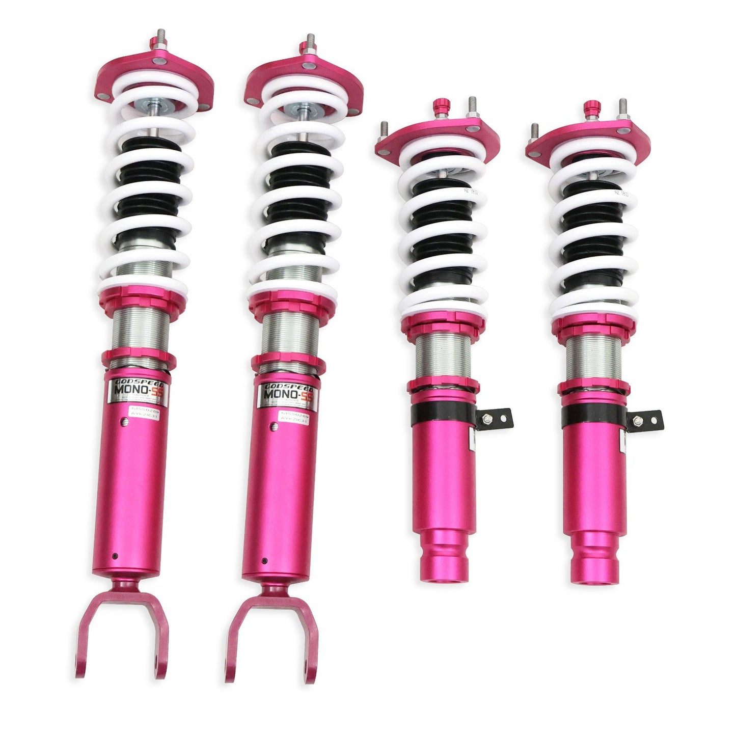 GODSPEED MonoSS Coilover Kit – 2014–2024 Infiniti Q50 Sedan AWD (V37) w/o DDS (44 mm FLM)