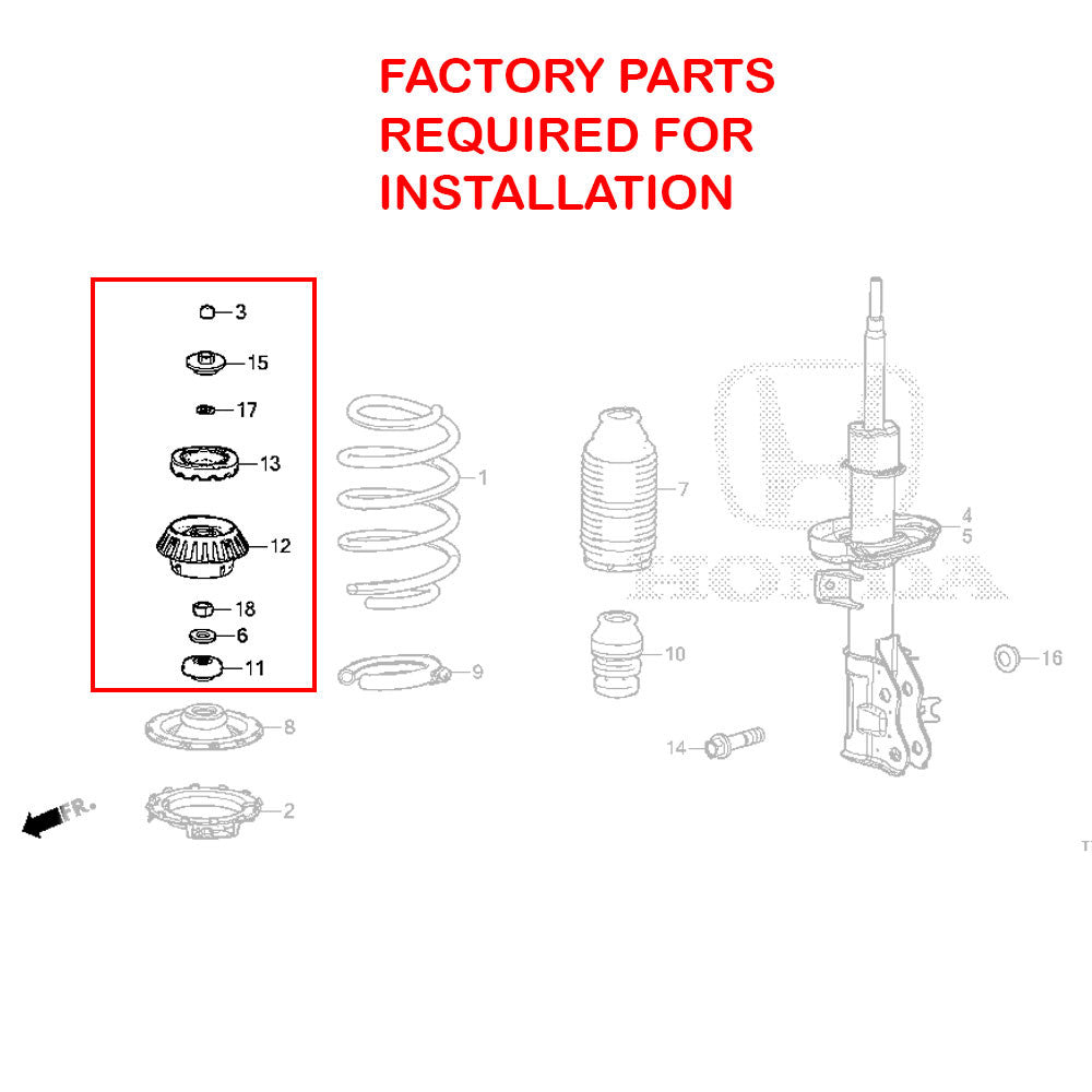 GODSPEED Honda CR-Z (ZF1) 2010-16 MonoSS Coilovers