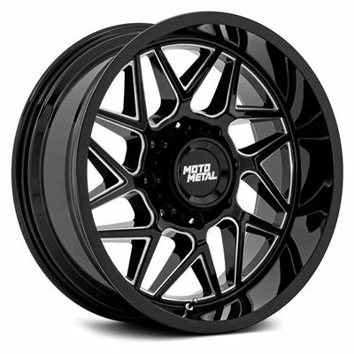 WHEEL ALUM GLOSS BLACK MACH 20