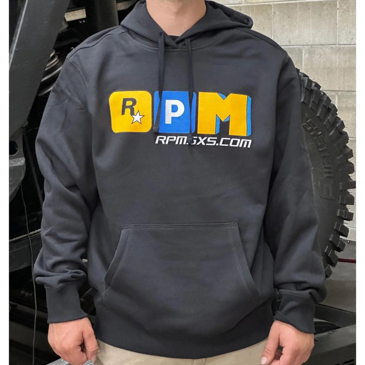 RPM Rockstar Logo Hoodie Black