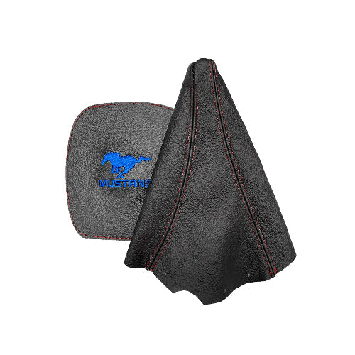 1994-2004 FORD MUSTANG GT Embroidered Leather Manual Shift Boot Cover