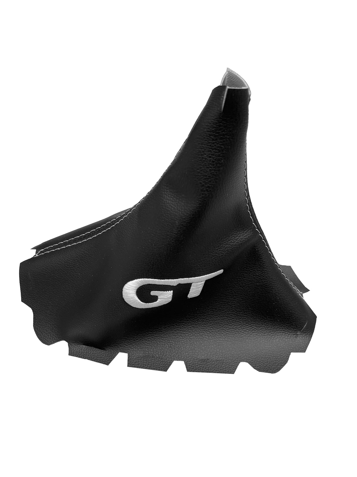 Embroidered Synthetic Leather Shift Boot Cover For 2005-2009 Ford Mustang GT Convertible Coupe