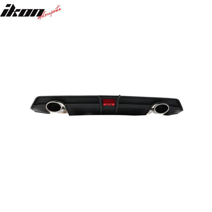 Fits 16-21 Civic 1.5L Catback Exhaust System & Rear Diffuser LED Light