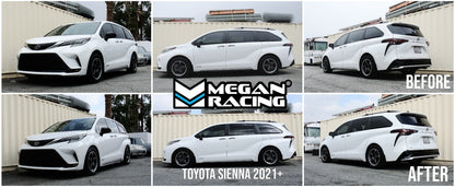 MEGAN RACING Toyota Sienna 2021-2026 AWD Street Series Coilovers – Free Shipping