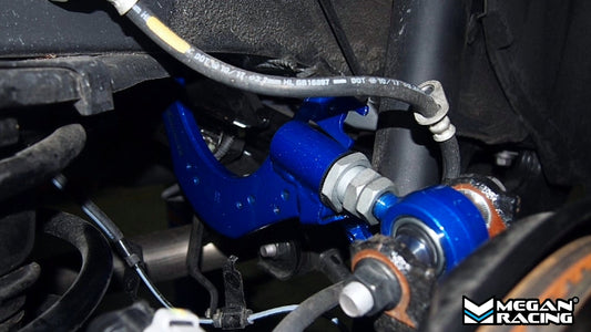 Megan Racing Rear Upper Camber Arm for Lexus RX 16-22 Adjustable High Strength Steel with Rubber Bushings - MRS-LX-1621