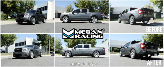 Megan Racing Coilover Kit 2WD 32-Level Adjustment for 2022+ Ford Maverick - MR-CDK-FMAV22