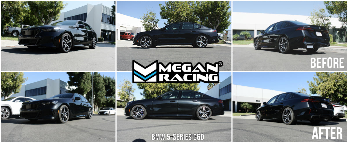 MEGAN RACING EU Series Coilover Kit – BMW 5-Series G60 AWD 2023-2025 (Excludes M5) – FREE SHIPPING