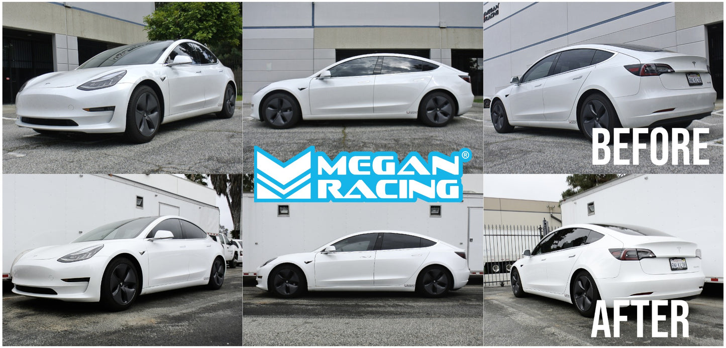 MEGAN RACING Tesla Model Y 2019-2025 AWD / Model 3 2017+ AWD (LOW) EZII Series Coilover Kit – Free Shipping