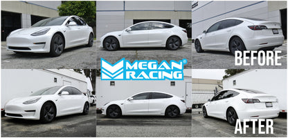 MEGAN RACING Tesla Model Y 2019-2025 AWD / Model 3 2017+ AWD (LOW) EZII Series Coilover Kit – Free Shipping
