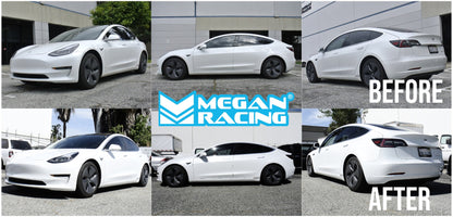 Megan Racing Lowering Springs RWD for Tesla Model 3 2017+ Front Drop -35mm Rear Drop -21mm MR-LS-TSL17