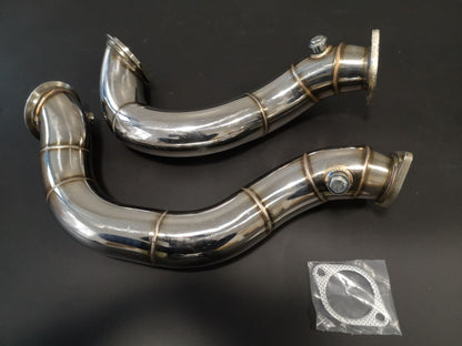 Performance Racing 3" Catless Downpipe For BMW N54 135I 335I E82 E90 E92