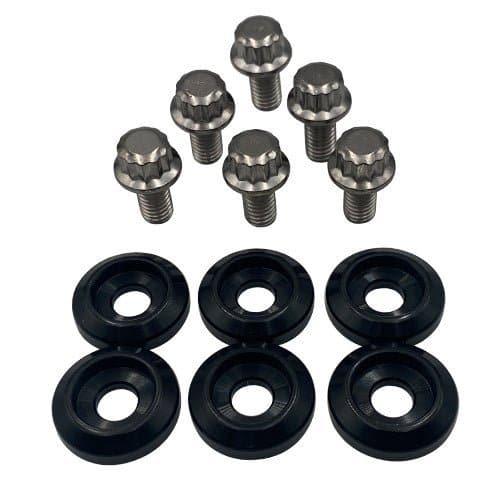 BLOX RACING V2 Fender Washers Kit, M6 12pt - 6pc Large diameter