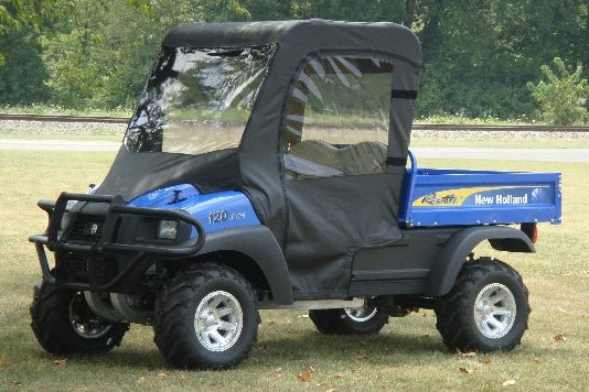 New Holland Rustler 115 - Full Cab Enclosure w/Vinyl Windshield with Color and Zip Window Options