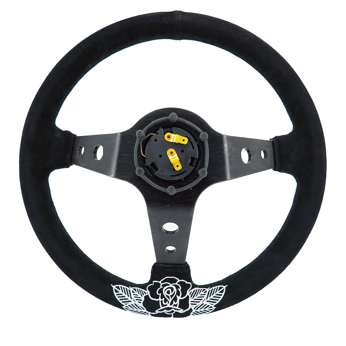 BW Rose Steering Wheel + Hub Adapter Kit For Toyota Pickup, Corolla, 4Runner, MR2, Camry
