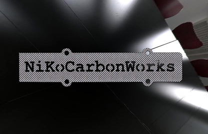 Honda B16 b18 DOHC VTEC B-Series Custom "YOUR CUSTOM TEXT" CARBON FIBER Spark Plug Cover